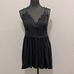 Black lace tank top *BRAND NEW*